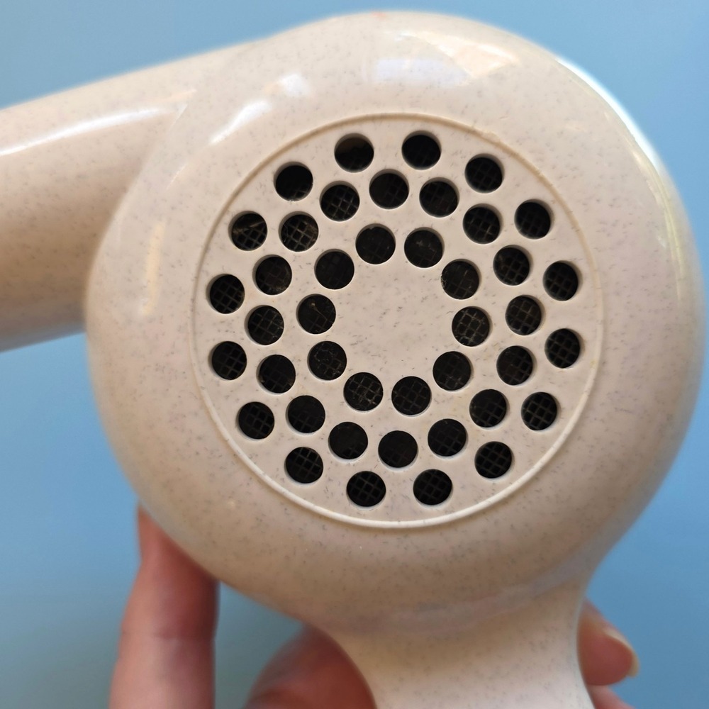 Vintage Conair Pro Style 1600 Hair Blow Dryer White Tested Video! 90s 80s 087D - Picture 7 of 10